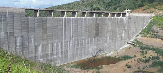 Concreto para barragem